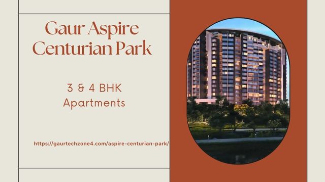 Gaur Aspire Centurian Park: A Grand Vision in the Heart of Greater Noida 2 Gaur Aspire Centurian Park