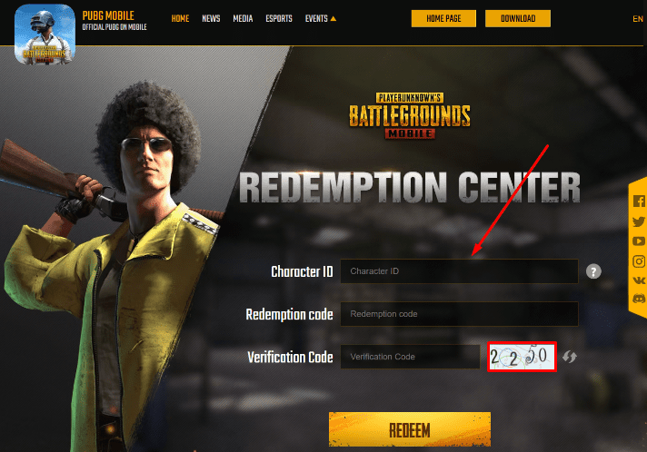 How to use 1 day free redeem codes for pubg?