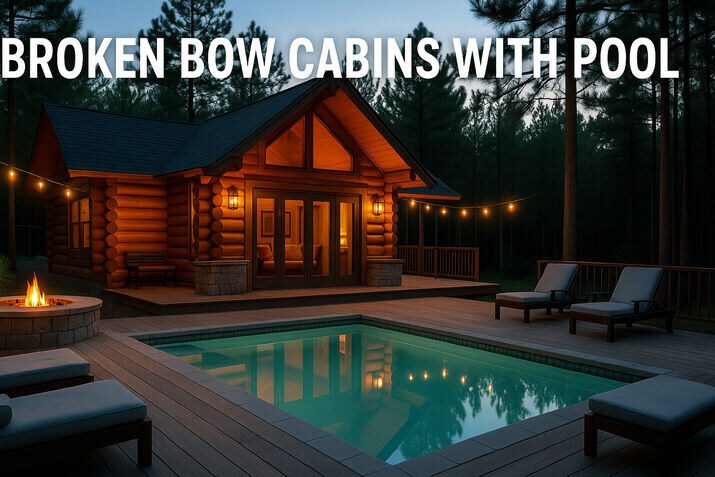 Broken Bow cabins with pool