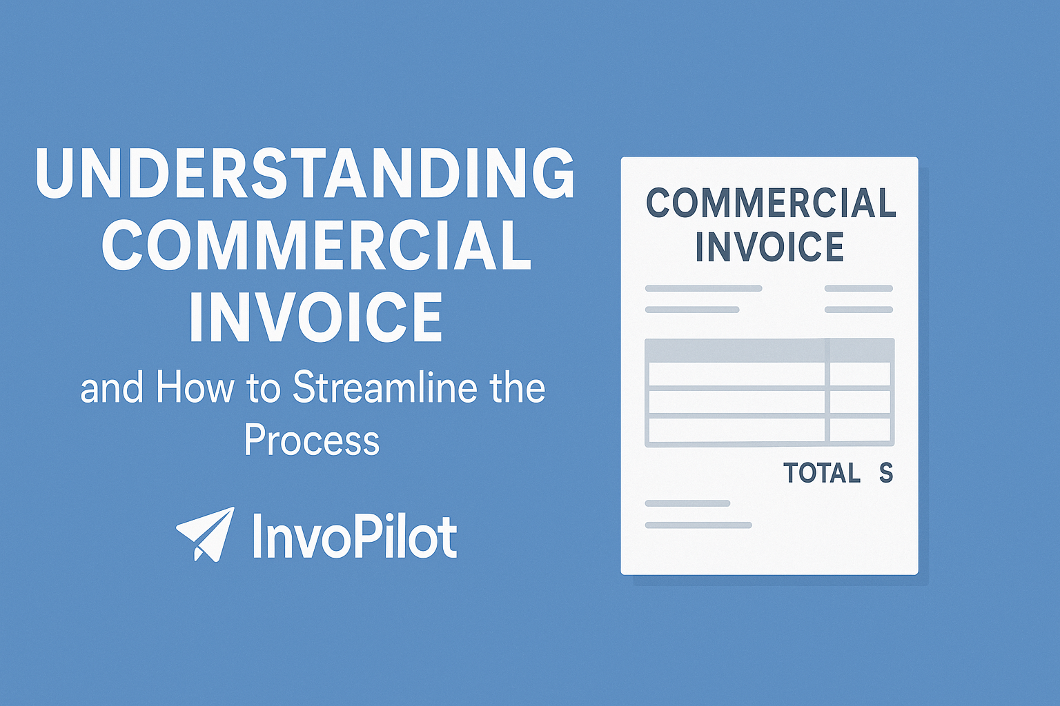 Commercial invoice