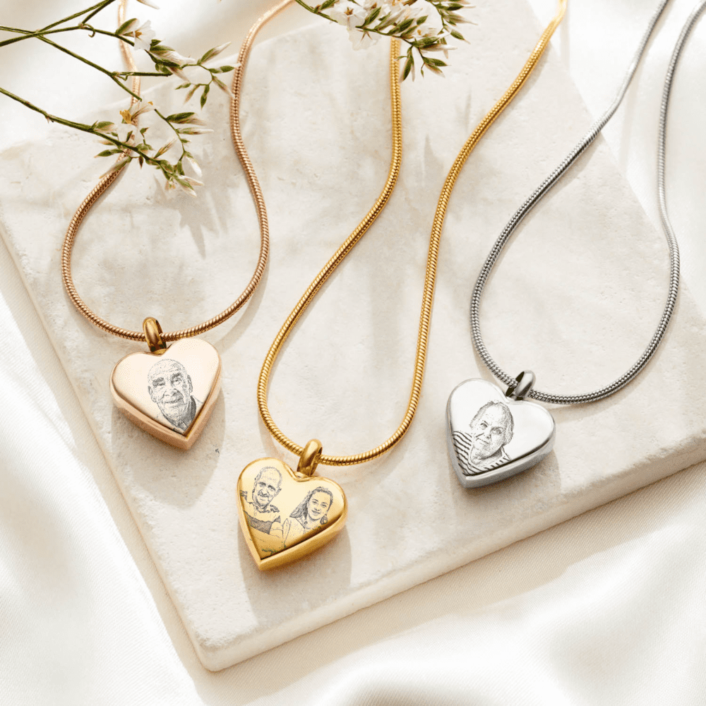 Jewelry urns for ashes