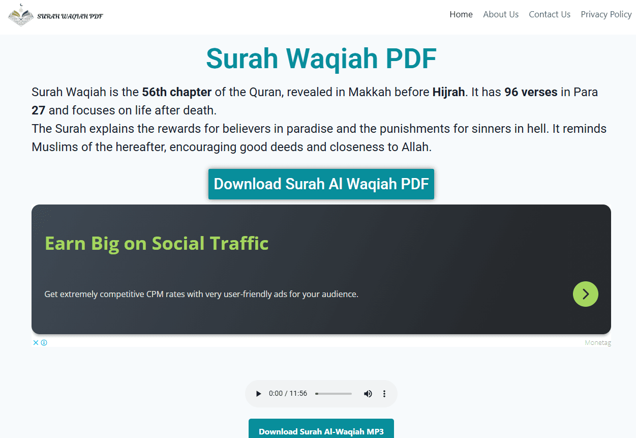 surah waqiah