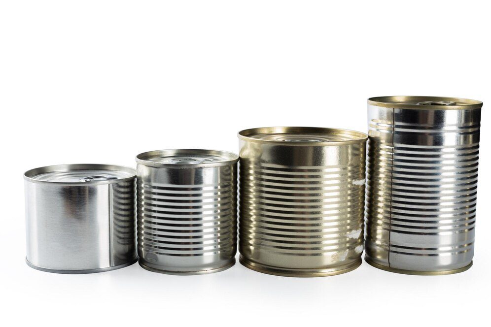 printed tin containers