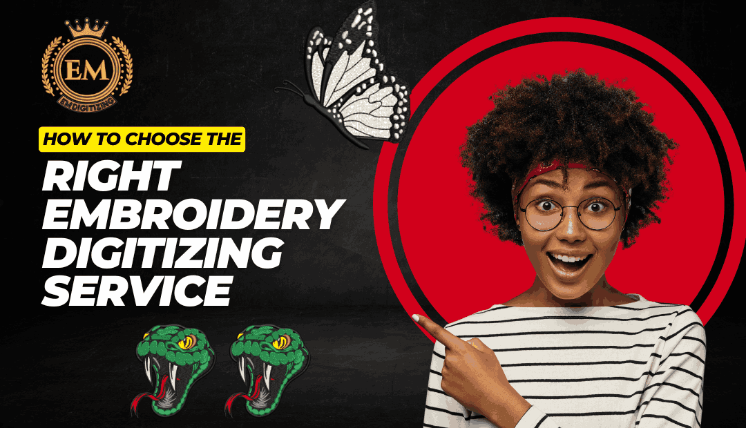 How to Choose the Right Embroidery Digitizing Service