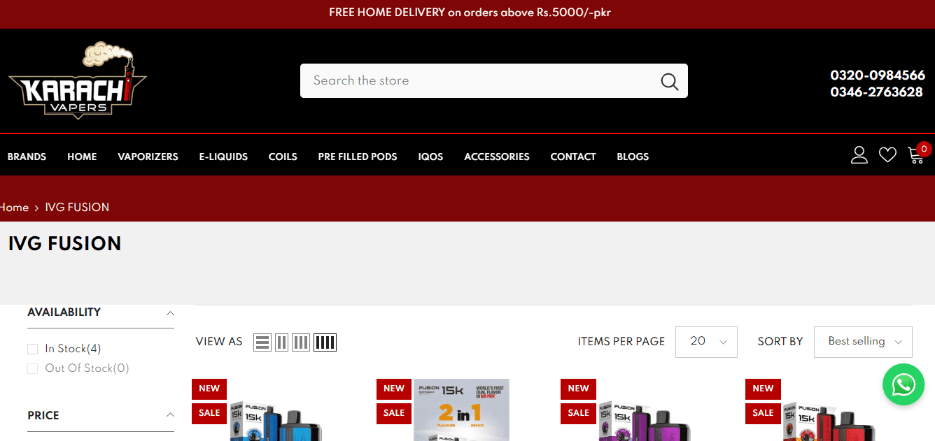 ivg disposable vape price in pakistan