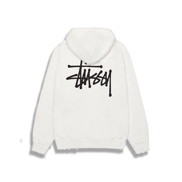 Pull a capuche blanc stussy 1