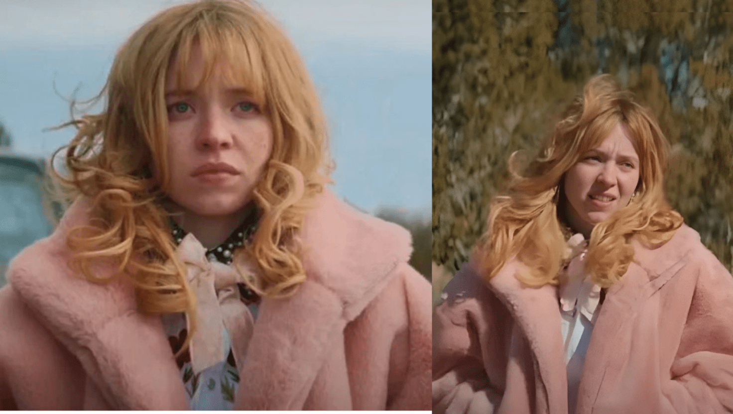 Sydney Sweeney Pink Fringe Jacket