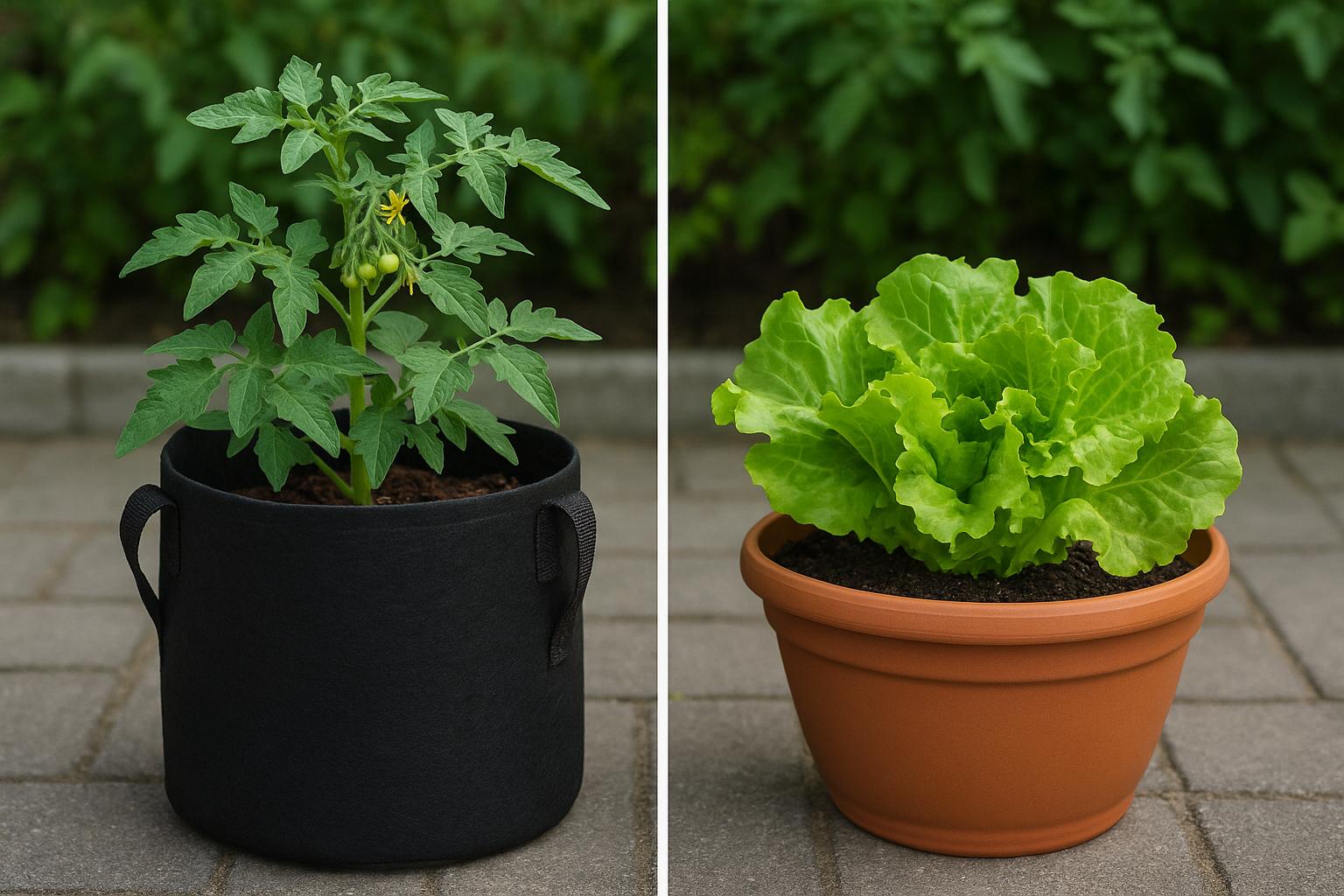 Grow Bags vs Traditional Pots